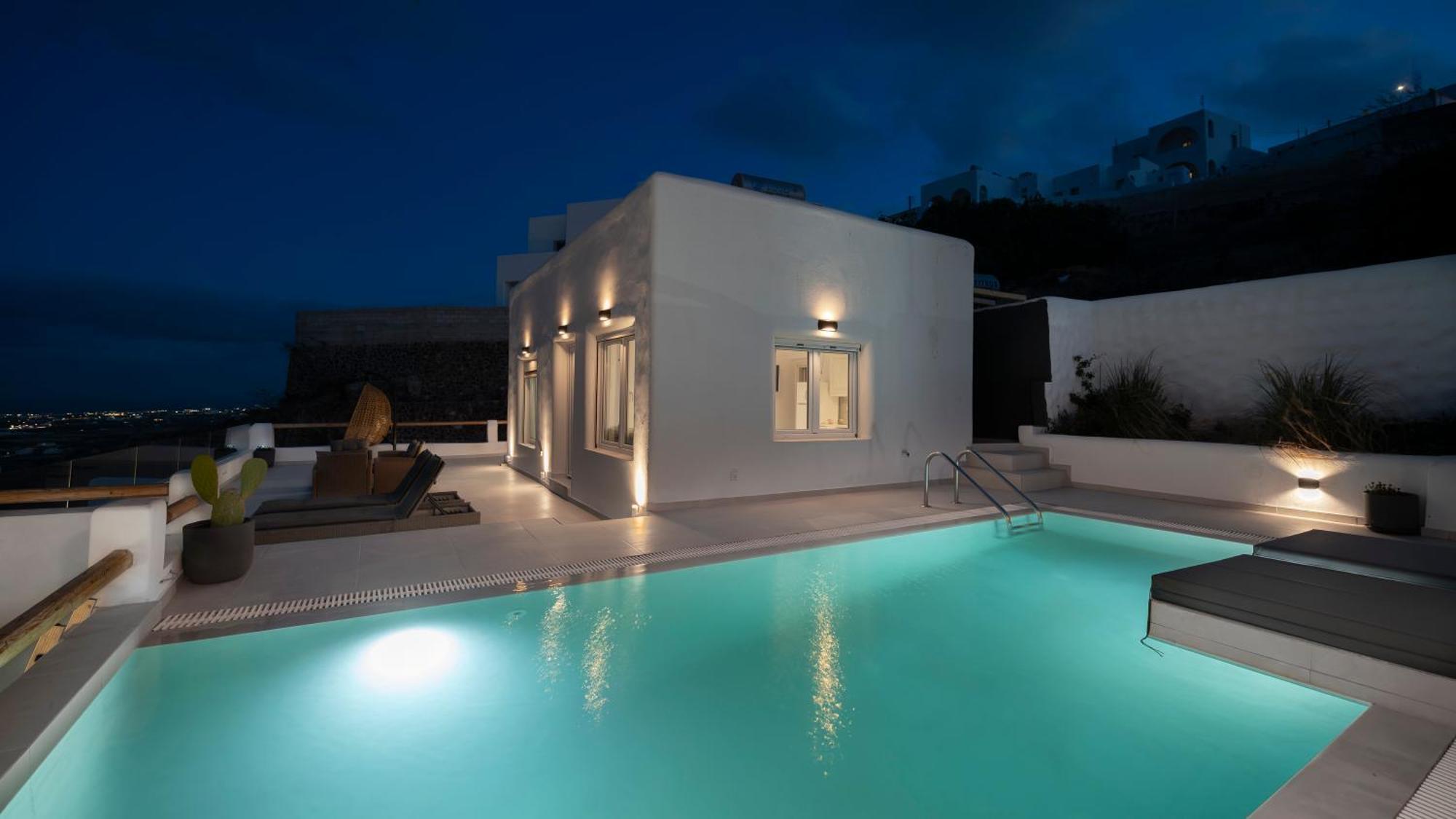 Dream Villa Santorini Vourvoulos Экстерьер фото