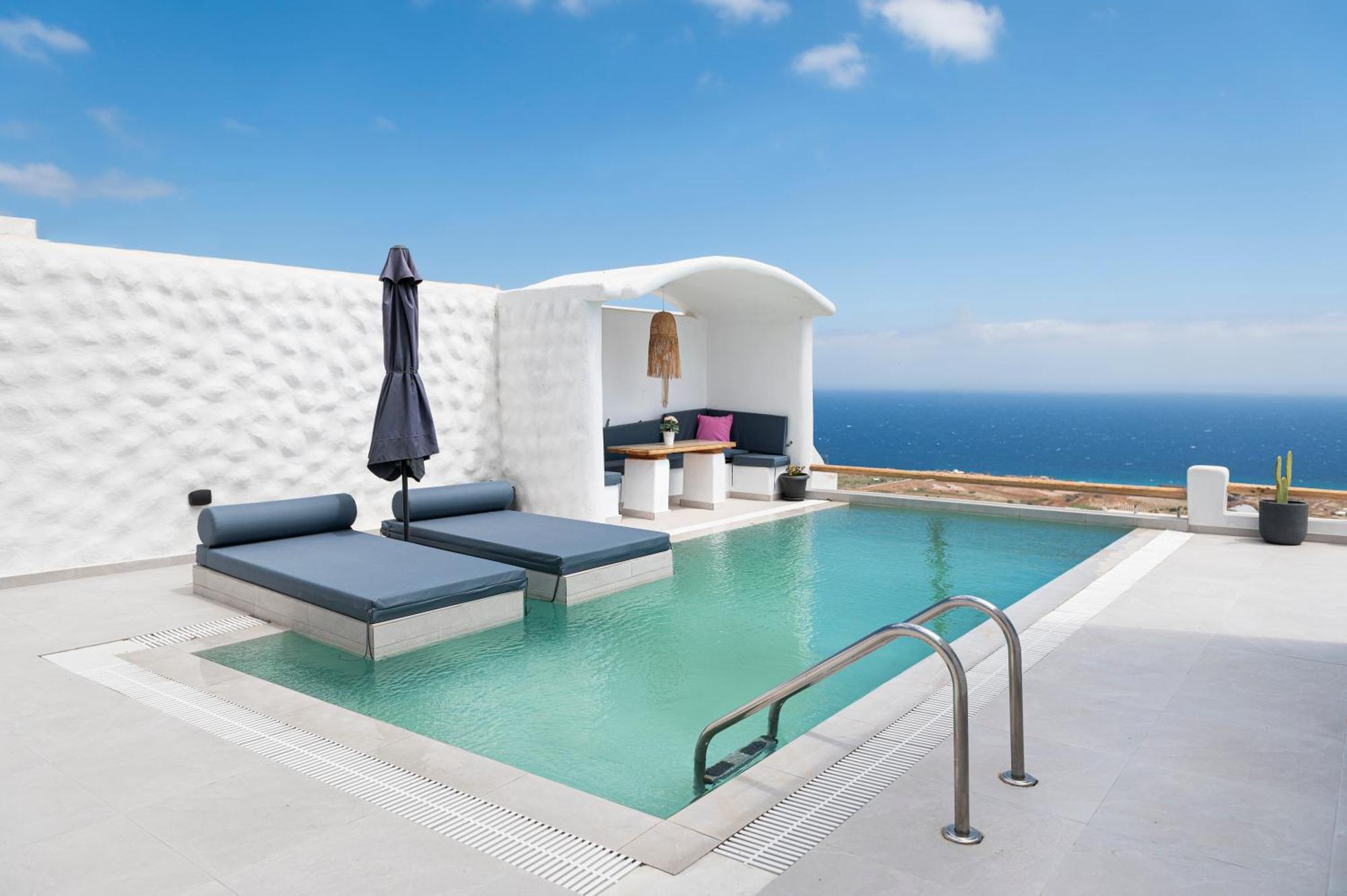 Dream Villa Santorini Vourvoulos Экстерьер фото