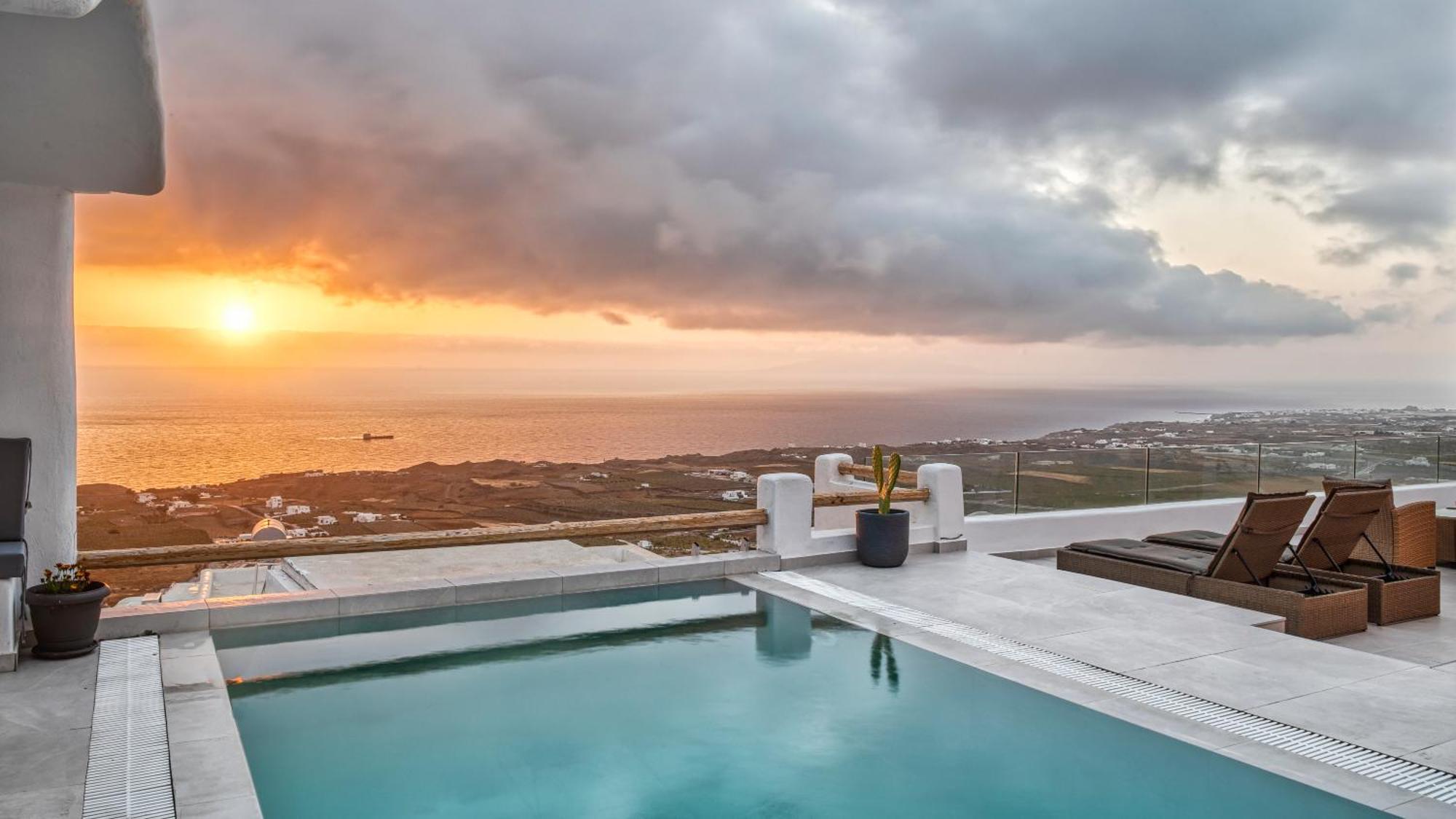 Dream Villa Santorini Vourvoulos Экстерьер фото