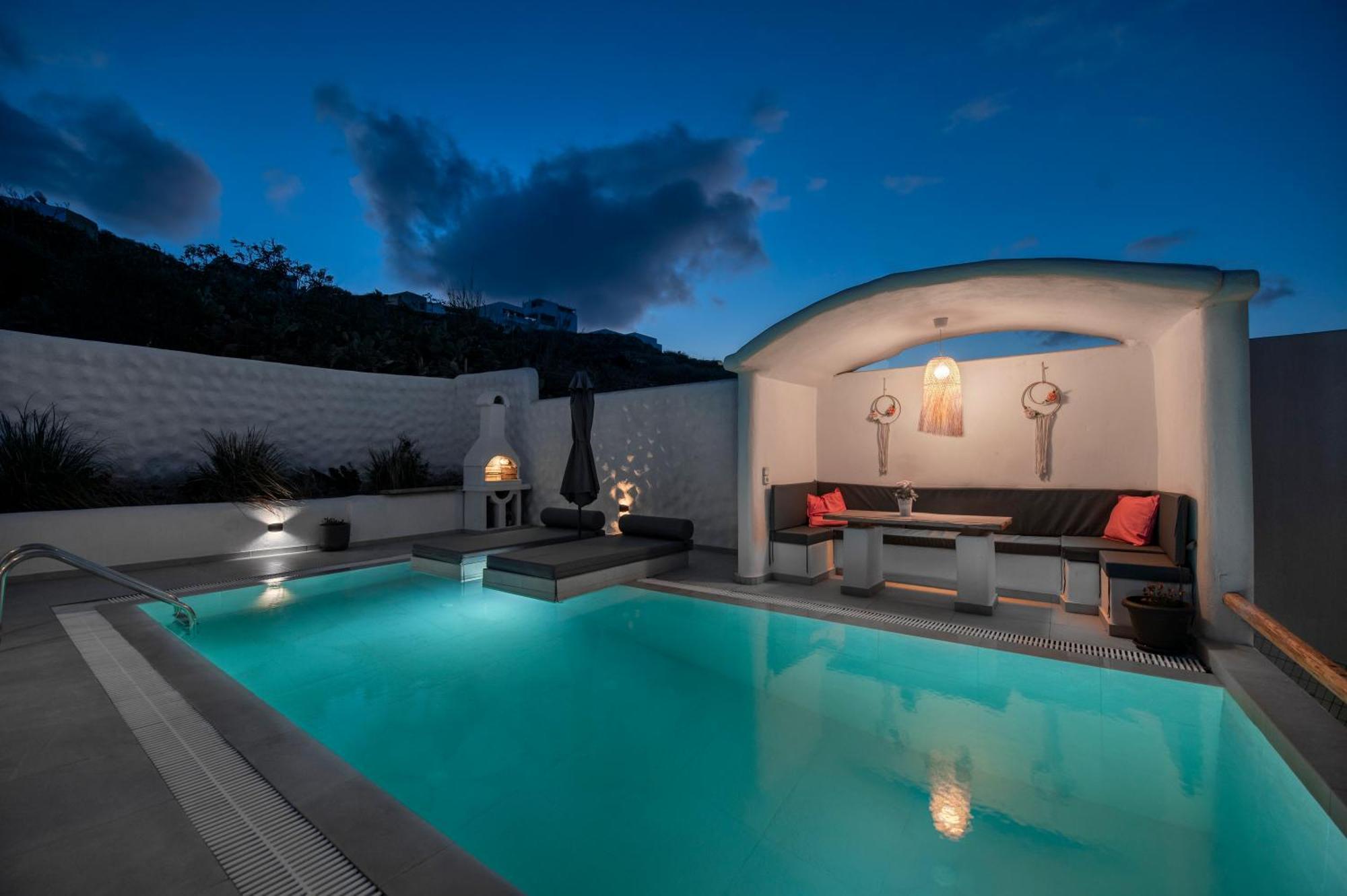 Dream Villa Santorini Vourvoulos Экстерьер фото