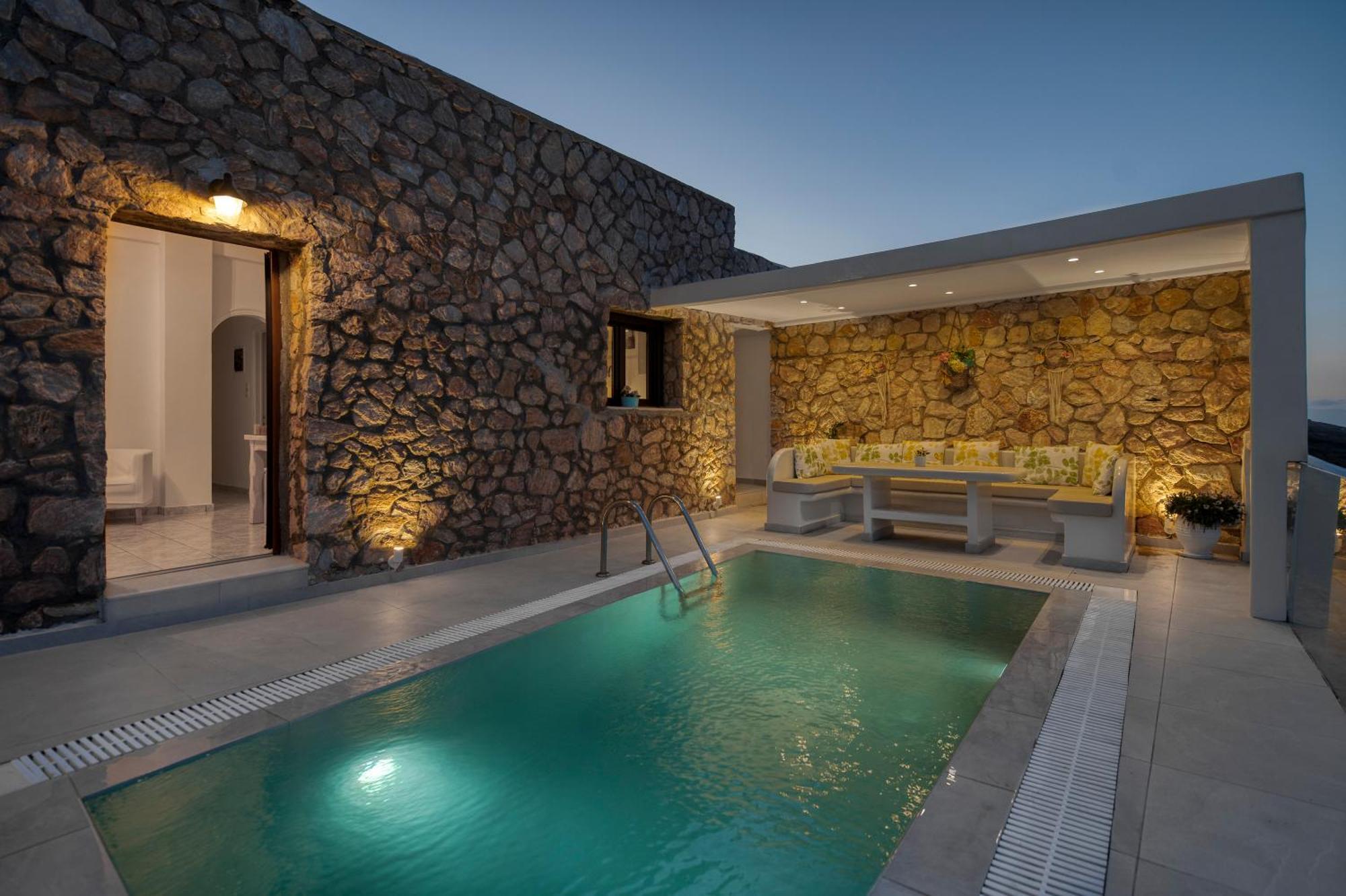 Dream Villa Santorini Vourvoulos Экстерьер фото