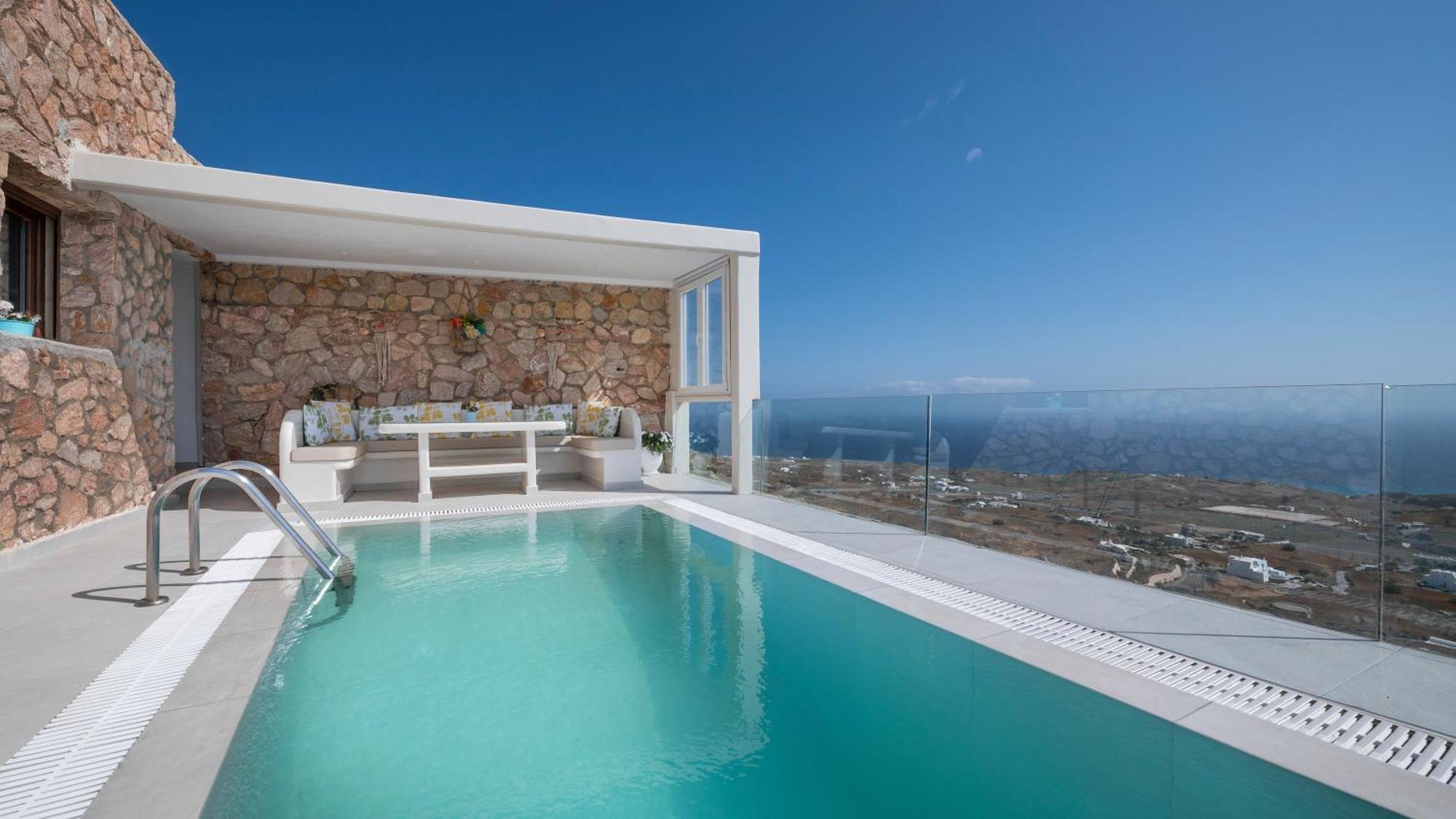 Dream Villa Santorini Vourvoulos Экстерьер фото