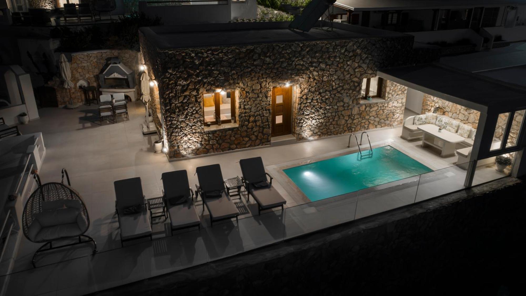 Dream Villa Santorini Vourvoulos Экстерьер фото