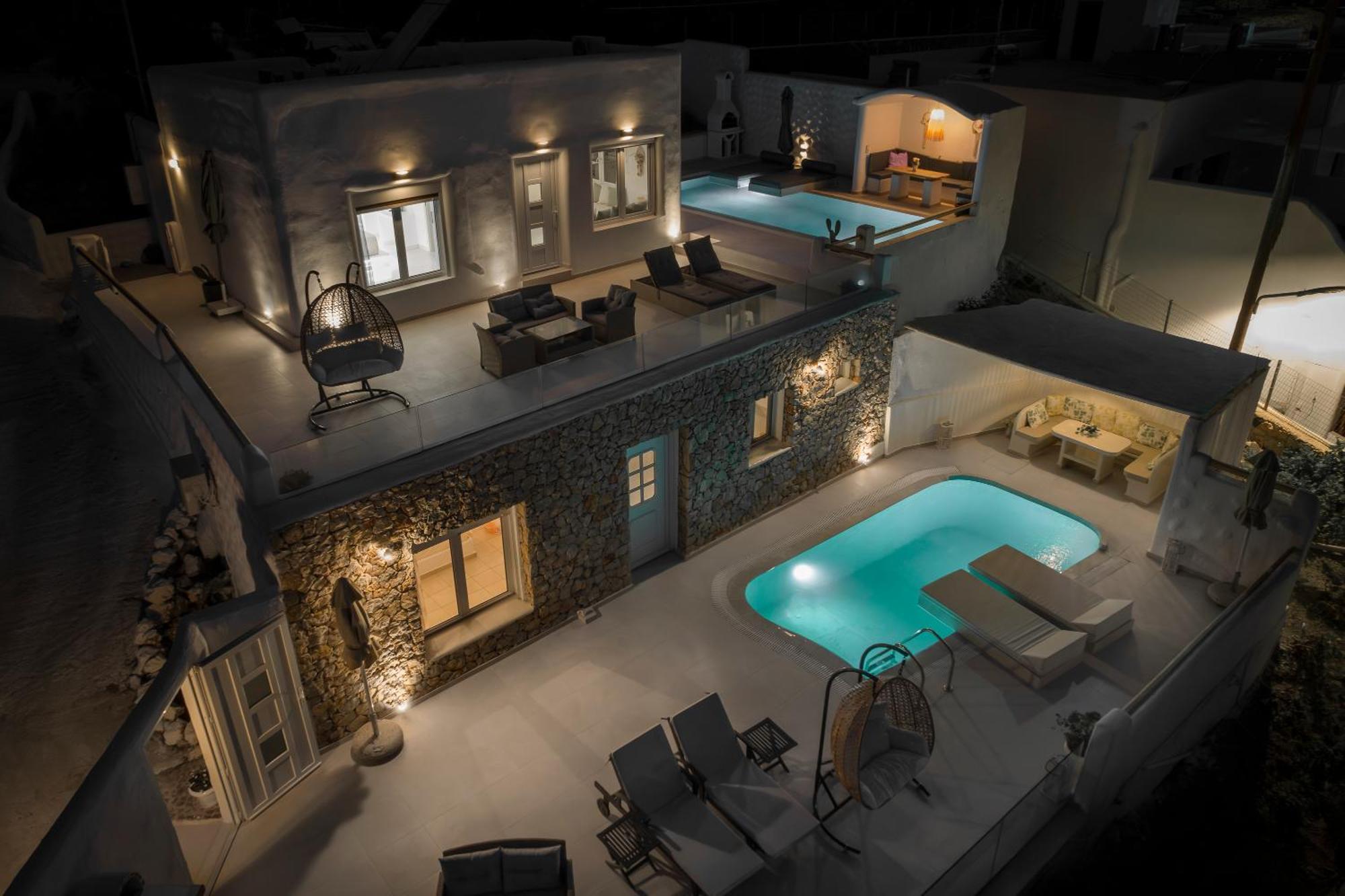 Dream Villa Santorini Vourvoulos Экстерьер фото