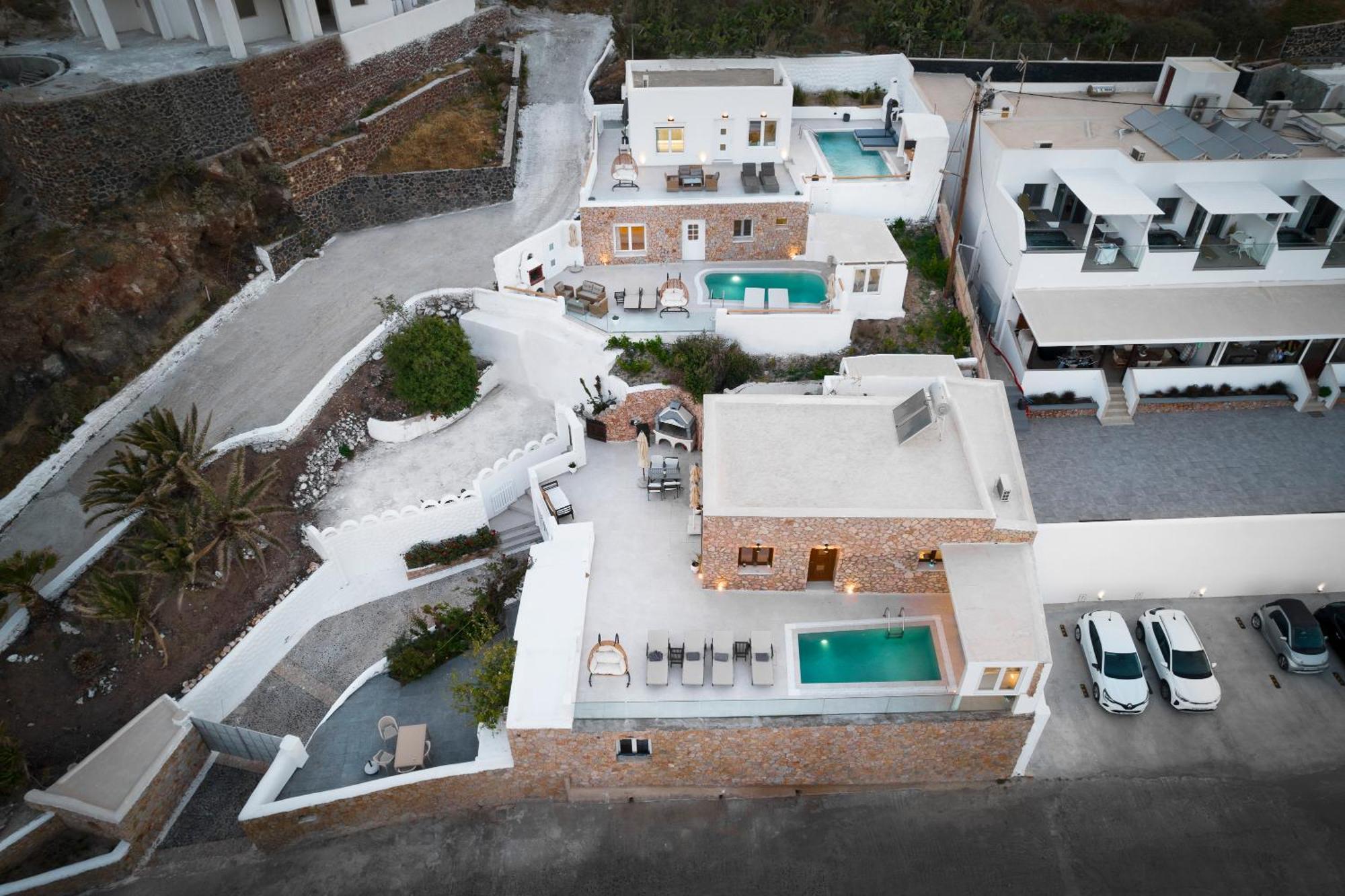 Dream Villa Santorini Vourvoulos Экстерьер фото