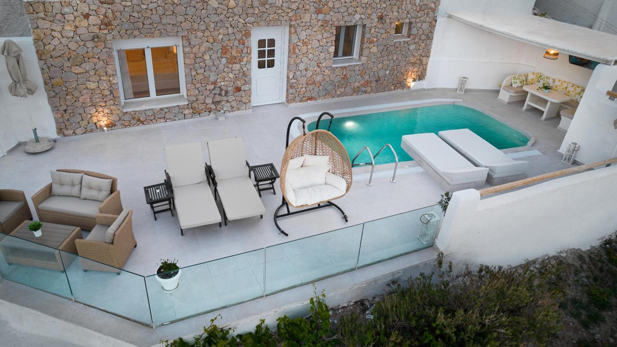 Dream Villa Santorini Vourvoulos Экстерьер фото