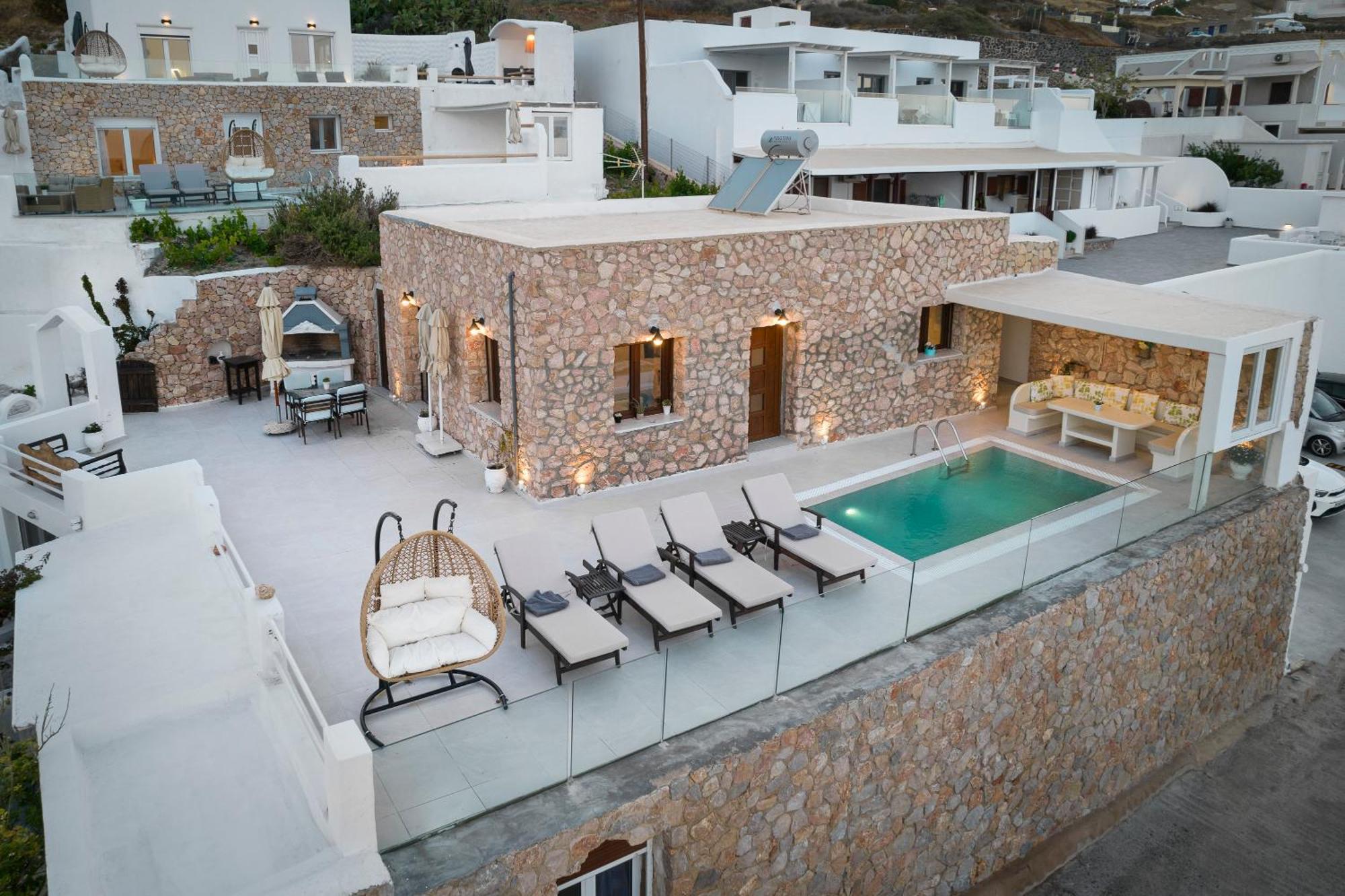 Dream Villa Santorini Vourvoulos Экстерьер фото