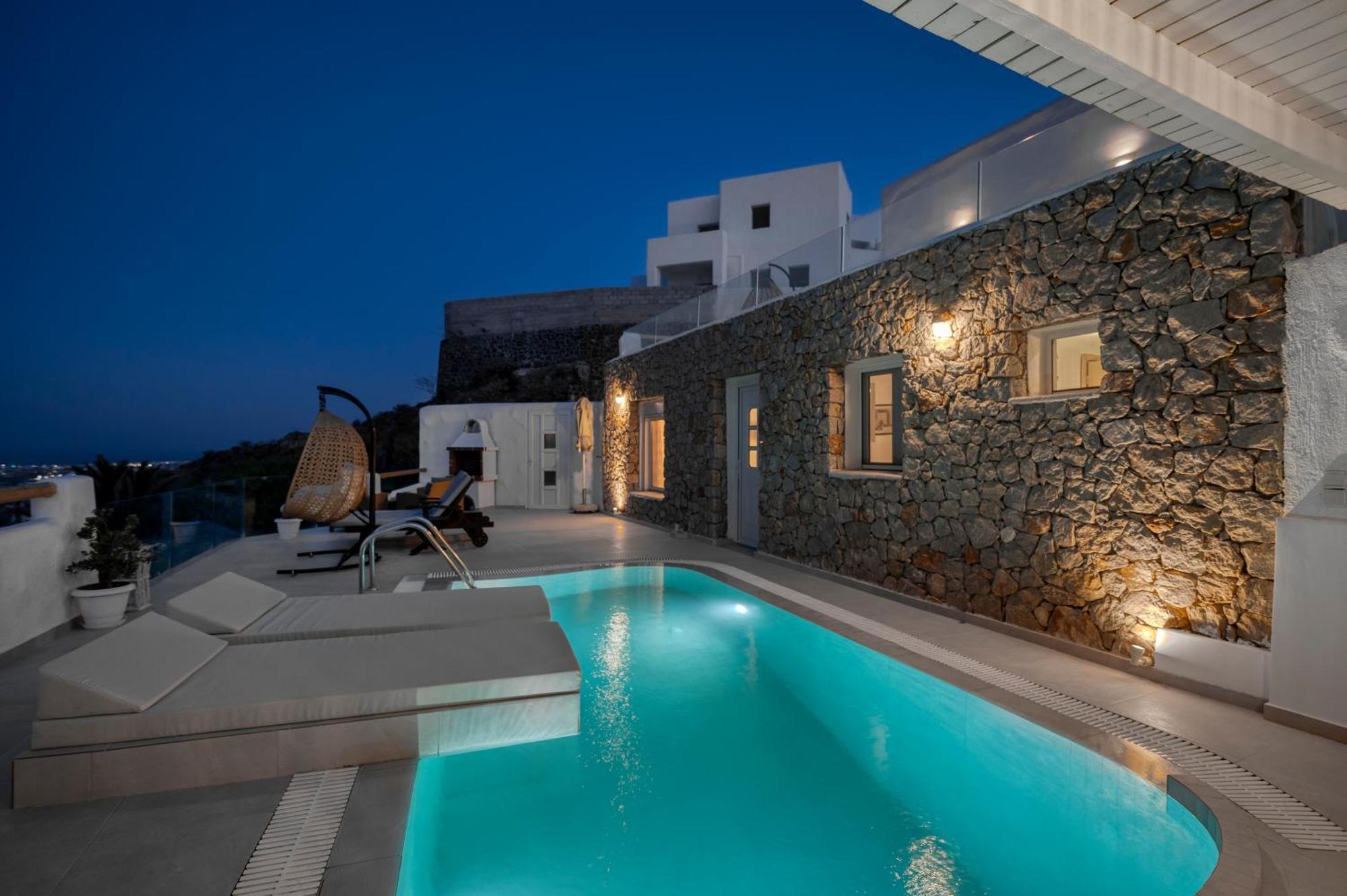Dream Villa Santorini Vourvoulos Экстерьер фото