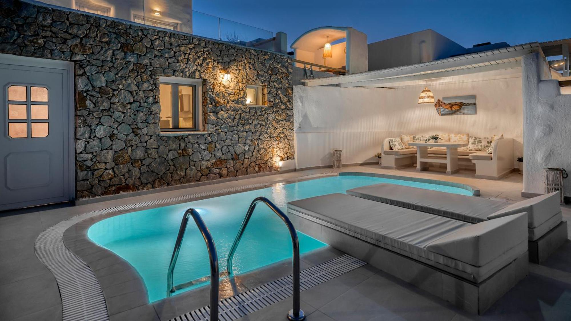 Dream Villa Santorini Vourvoulos Экстерьер фото