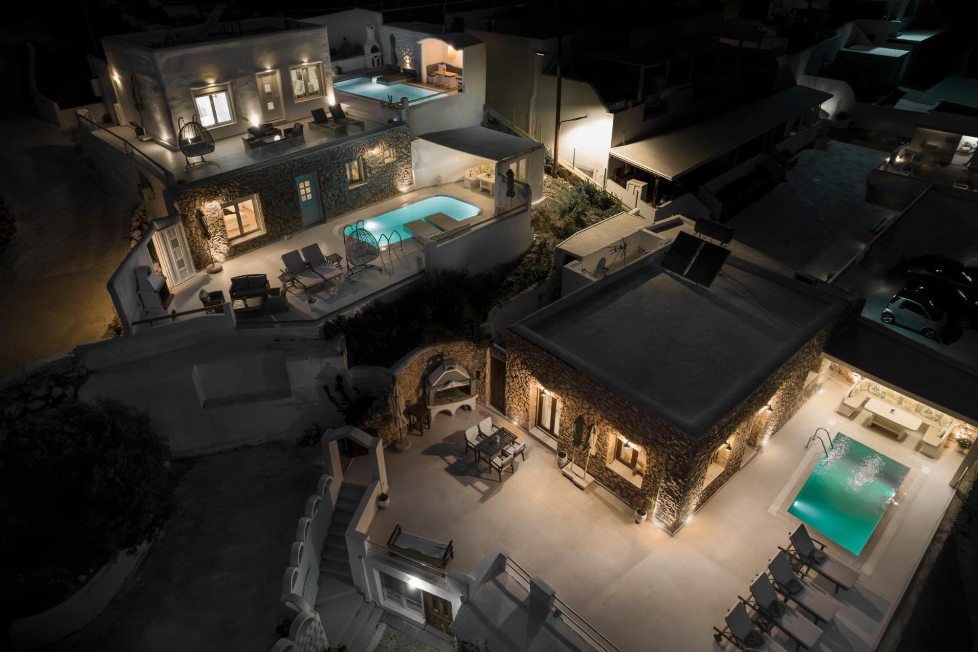 Dream Villa Santorini Vourvoulos Экстерьер фото