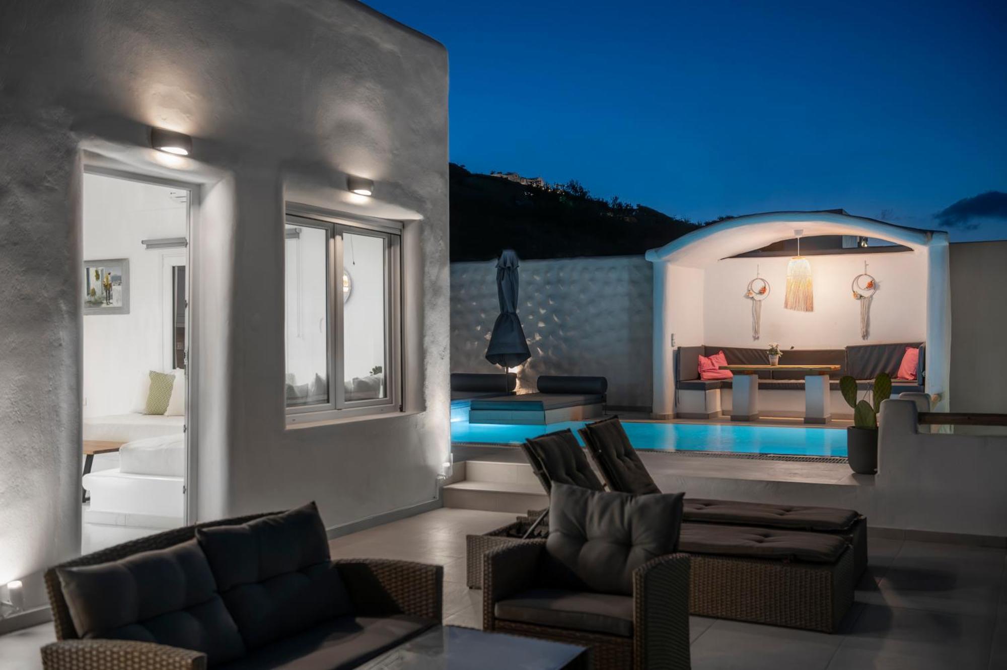 Dream Villa Santorini Vourvoulos Экстерьер фото